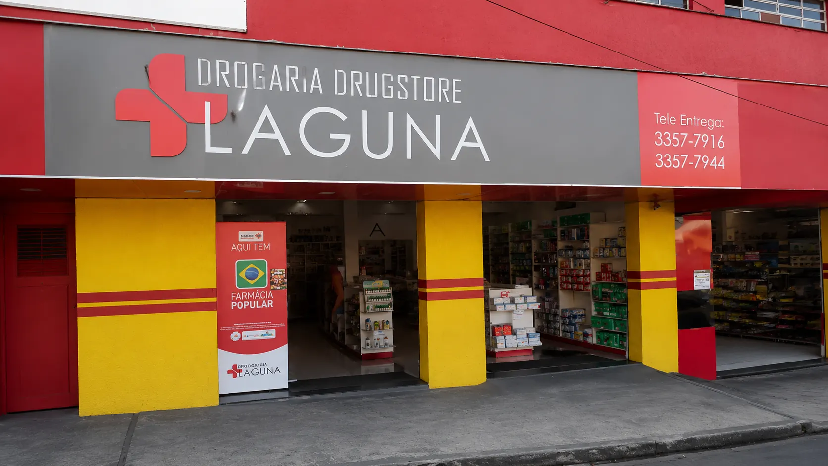 Fachada da Drogaria